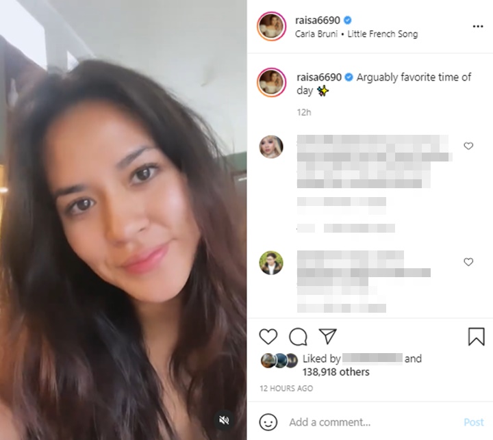 Raisa Pede Tunjukkan \'Muka Bantal\' Langsung Tuai Reaksi Begini
