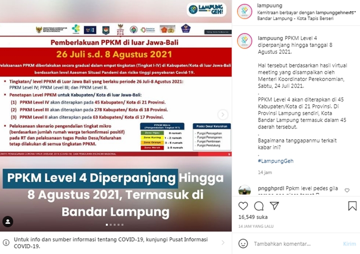 
¡Cuidado! 45+  Listas de Ppkm Level 4 Diperpanjang: 3 juli 2021 hingga tgl.
