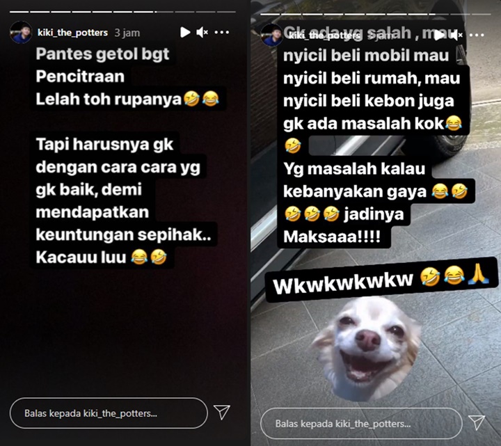 Kiki The Potters Bongkar Rahasia Nikita Mirzani Lelah Jadi Artis, Terpaksa Kerja Karena Cicilan?