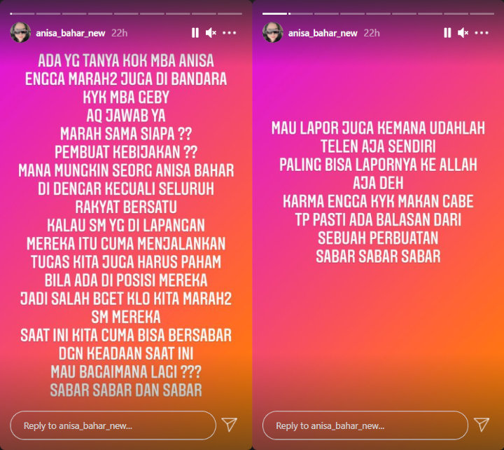 Alasan Annisa Bahar Tak Marah Seperti Gebby Vesta Saat Gagal Terbang