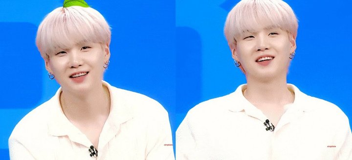 Suga BTS Pamer Warna Rambut Baru di Acara \'8 News\' SBS, Tuai Komentar Seperti Ini