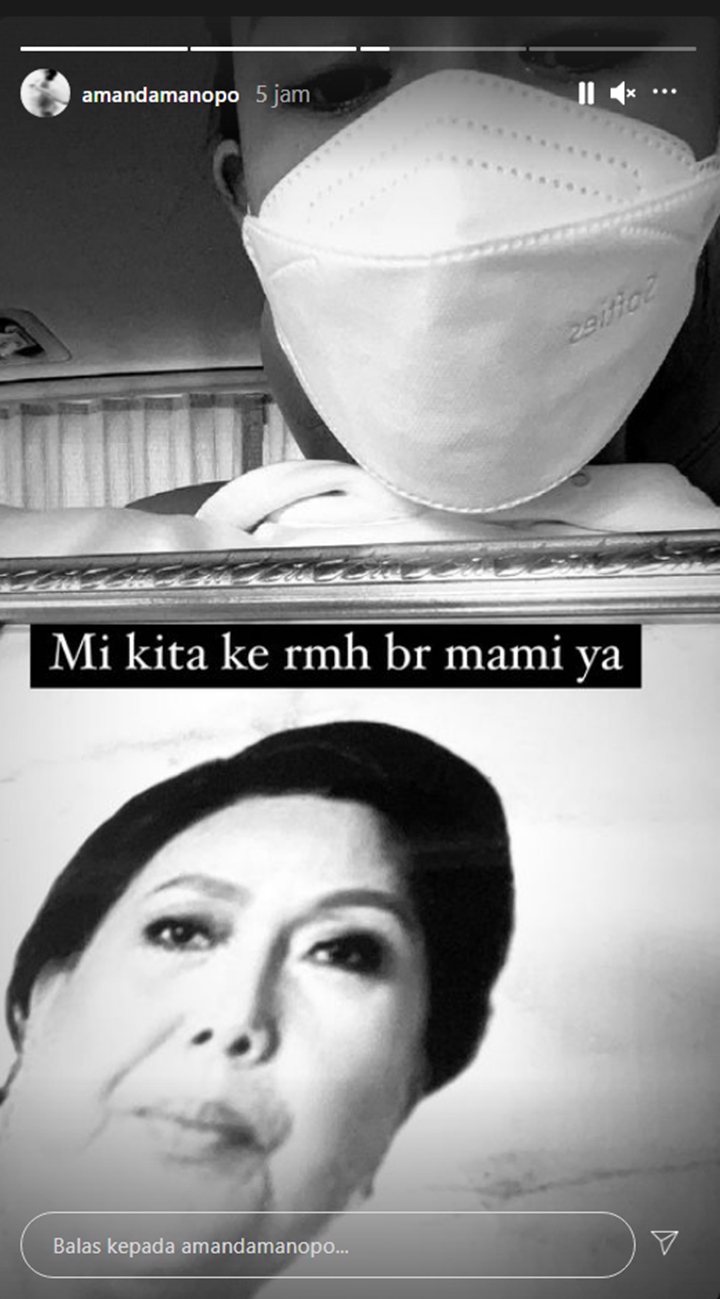 Momen Haru Amanda Manopo dan Sang Ayah Saling Menguatkan Saat Antarkan Jenazah Ibunda ke Makam