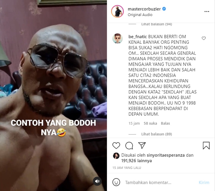 Deddy Corbuzier Tuai Kritik Usai Sebut Sekolah Bikin Anaknya Jadi Bodoh