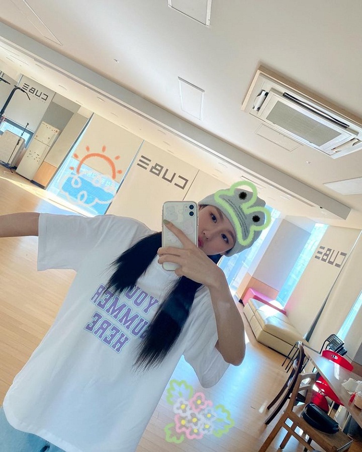 Begini miyeon dalam balutan pakaian kasual