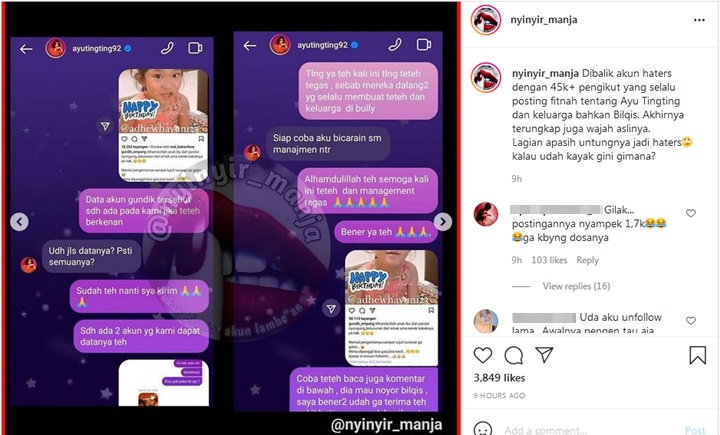Sempat Acuh, Ayu Ting Ting Kini Cari Identitas Haters dan Siap Polisikan