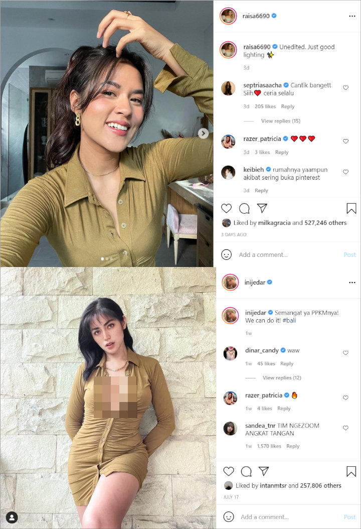 Raisa vs Jessica Iskandar