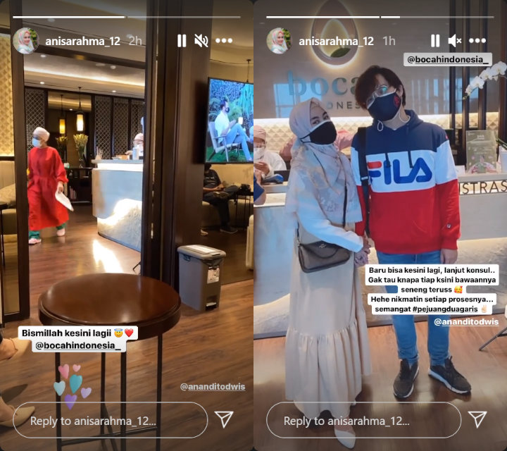 3 Tahun Menikah, Anisa Rahma dan Suami Semangat Konsultasi agar Segera Dikaruniai Momongan