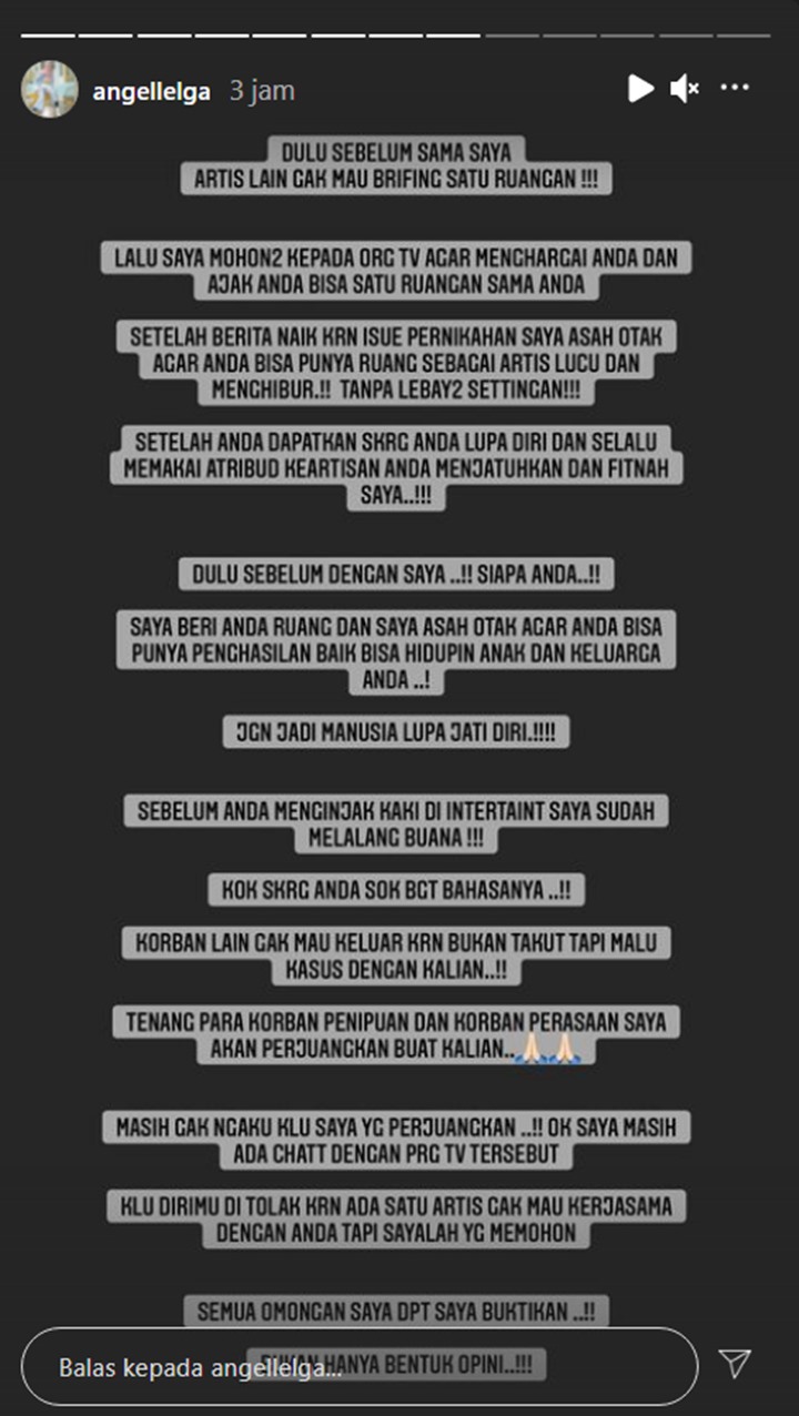 Angel Lelga Bongkar Pengorbanannya Buat Vicky Prasetyo Terkenal Hingga Siap Beri Bukti Ini