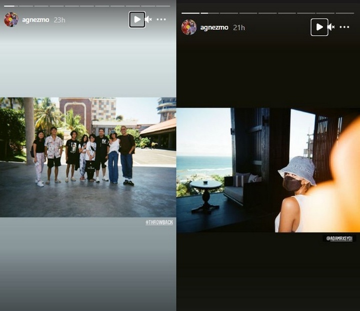 Agnes Monica Throwback Bareng ADam Rosyadi