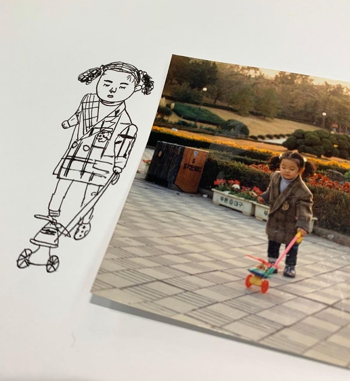 Potret Masa Kecil Irene
