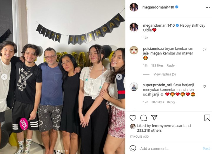 Bryan Domani Ultah Bareng Keluarga