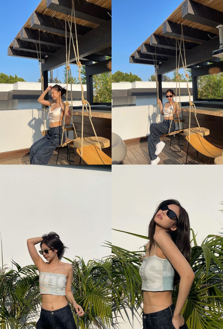 ennie BLACKPINK Tebar Potret Seksi Berjemur, Body Goals Banget!