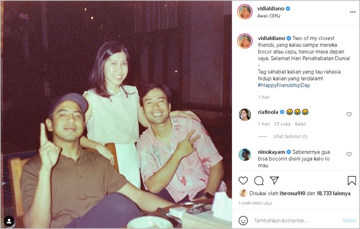 Pamerkan Dua Sahabat Paling Dekat, Vidi Aldiano Bikin Ngakak Bahas Cepu Hingga Masa Depan
