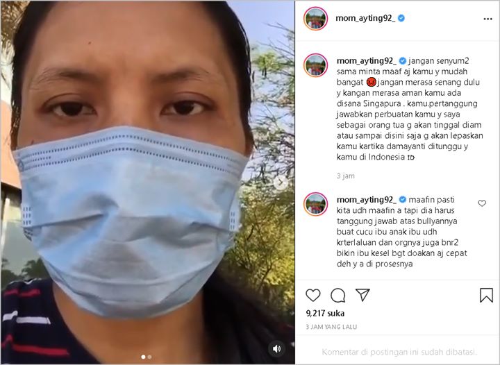 Umi Kalsum Ikut Tanggapi Video Permintaan Maaf Haters Ayu Ting Ting, Makin Emosi?
