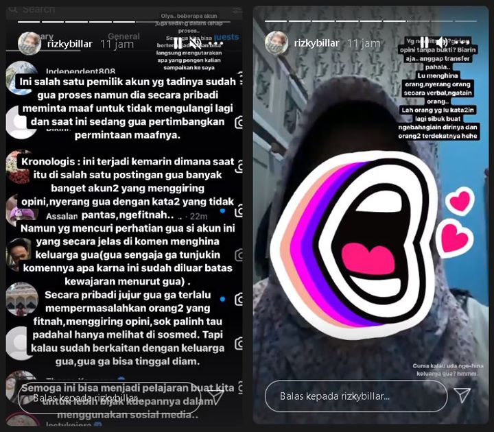 Rizky Billar Naik Pitam Usai Keluarga Dihina, Sebut Buktinya Sudah di Luar Batas Kewajaran