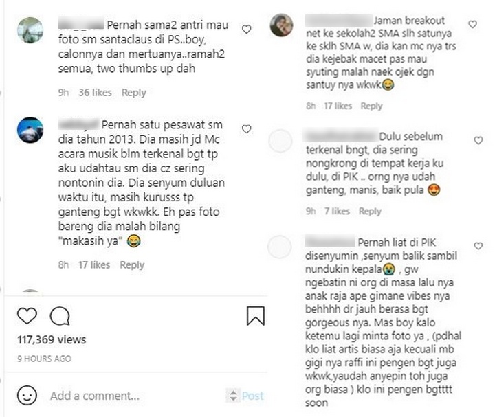 Perlakuan Boy William ke Fans