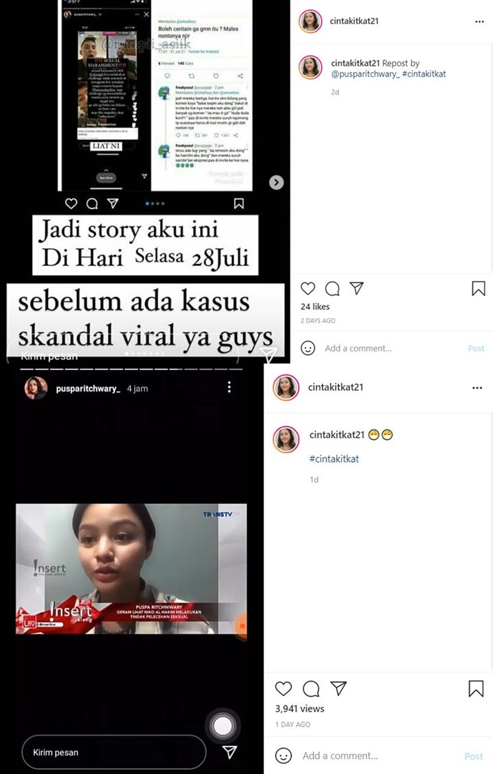 Ngode Jijik, Selebgram Cantik Ini Buka Suara Usai Bongkar \'Aib\' Niko Al Hakim