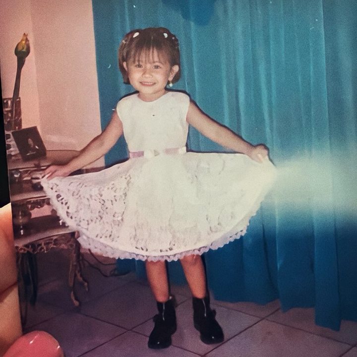 Potret masa kecil Prilly yang imut