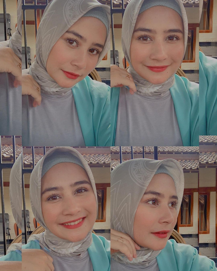 Cantiknya Prilly saat pakai hijab