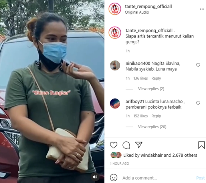 Survei Artis Paling Cantik di Indonesia, Shireen Sungkar Jadi Omongan