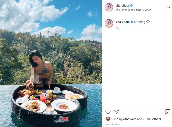 Ramai Dikritik, Ini Alasan Cita Citata Lebih Pilih Pamer Foto Berbikini Ketimbang Sedekah