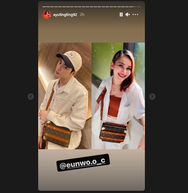Bucin Banget, Ayu Ting Ting Pamer Tas Kembaran dengan Cha Eunwoo Harga Ratusan Juta?