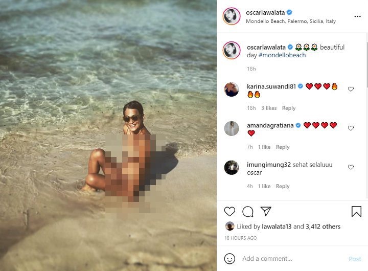 Oscar Lawalata Makin Pede Tampil Pakai Bikini, Video Kencan di Tempat Ini Bikin Iri