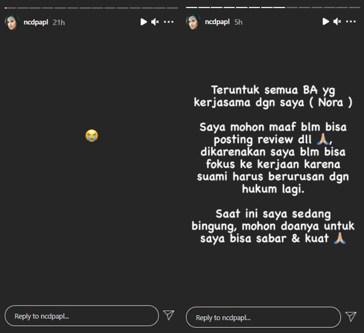 Jerinx SID Jadi Tersangka, Nora Alexandra Ngaku Bingung dan Mohon Doa Dikuatkan