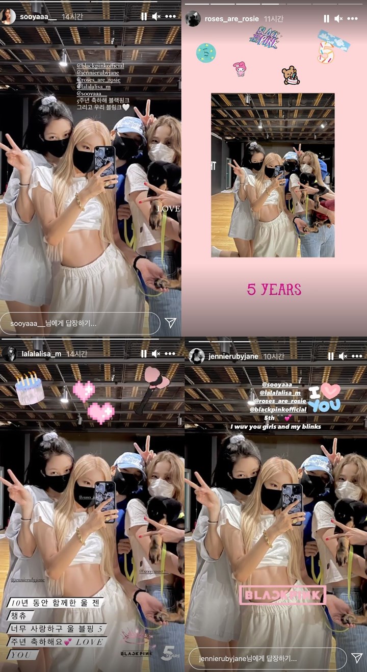 BLACKPINK Rayakan Anniversary Ke-5, Jennie Cs Kompak Posting Bareng Untuk Penggemar