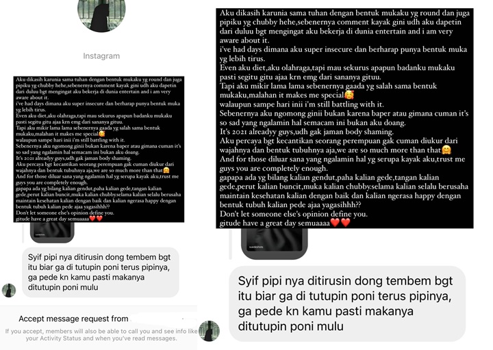 Reaksi Syifa Hadju Diminta Tirusin Pipi