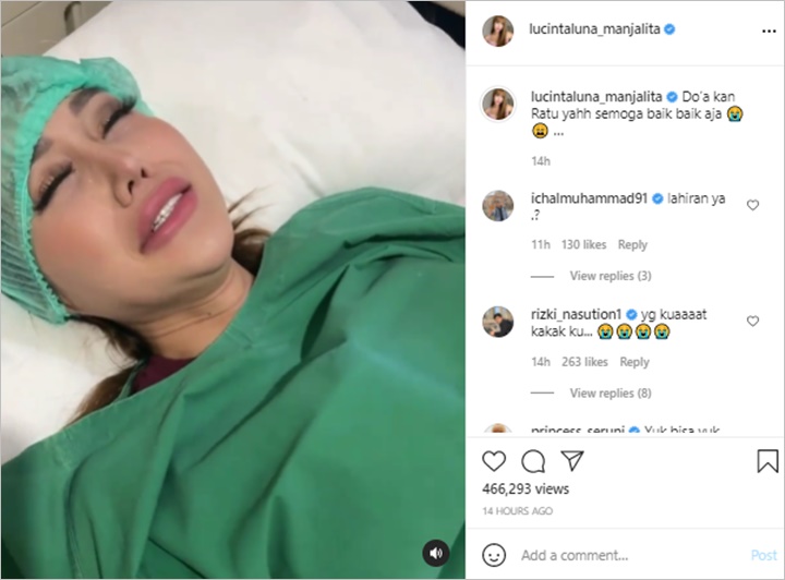 Lucinta Luna Terbaring