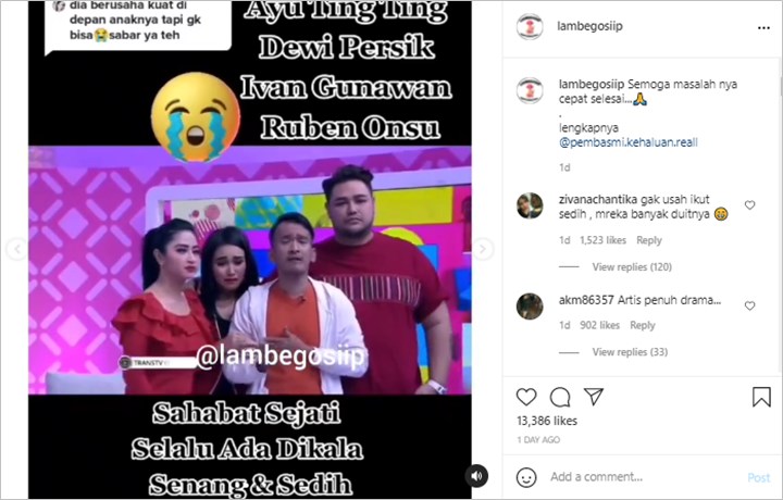 Ruben Onsu Dikritik Usai Bela Mati-matian, Karier Ayu Ting Ting Diramal Tak Redup - Topik Pagi