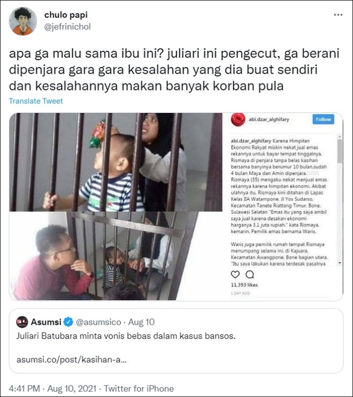 Jefri Nichol Emosi Dengar Kabar Juliari Batubara Maksa Minta Dibebaskan: Pengecut!