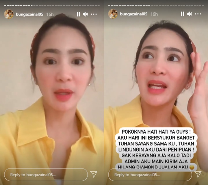 Bisnis Diamond, Bunga Zainal Beber Kronologi Nyaris Ditipu Pembeli Sampai Ratusan Juta