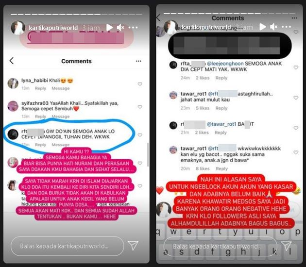 Anak Dapat Komentar Jahat Saat Terluka, Balasan Kalem Kartika Putri ‘Bungkam’ Haters