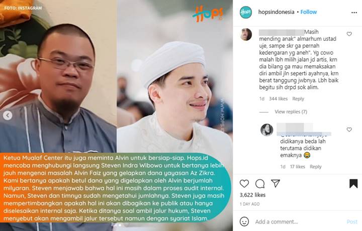 Alvin Faiz Dibandingkan Dengan Putra Mendiang Uje