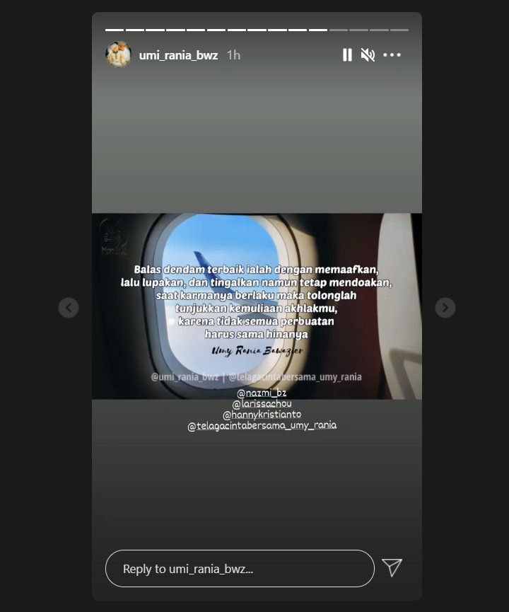 Ibu Tiri Alvin Faiz Singgung Balas Dendam dan Datangnya Karma, Larissa Chou Ikut Ditandai