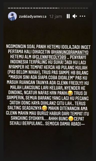 Zaskia Mecca Kenang Pengalaman Panik Ketemu Glenn Fredly Sang Idola, Sikap Disebut Mirip di Iklan