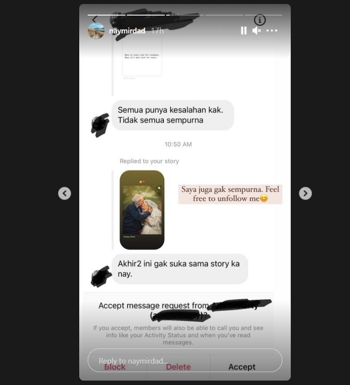 Naysila Mirdad Mendadak Dikritik Usai Beri Dukungan Untuk Kenang: Silahkan Unfollow Saya