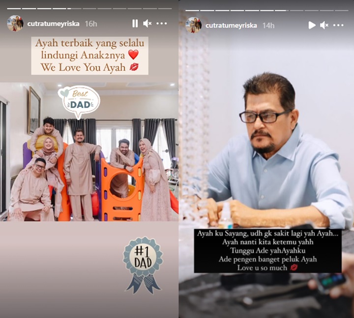 Cut Meyriska Antar Sang Ayah ke Peristirahatan Terakhir, Nyesek Tahan Tangis Saat Ucap Perpisahan