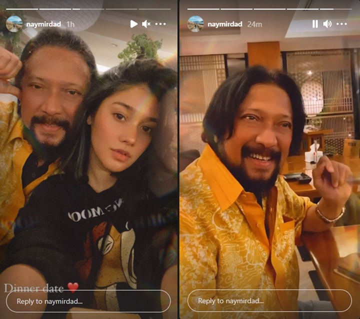 Naysila Mirdad Kabarkan Kondisi Sang Ayah yang Disebut Sempat Sakit, Kini Sudah Membaik?