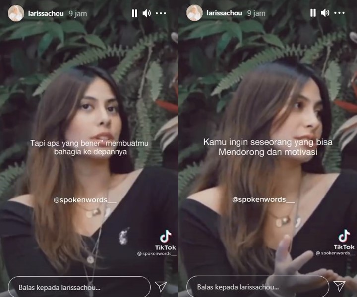 Larissa Chou Isyaratkan Tipe Pria Idaman Sama Seperti yang Disebut Valerie Thomas?