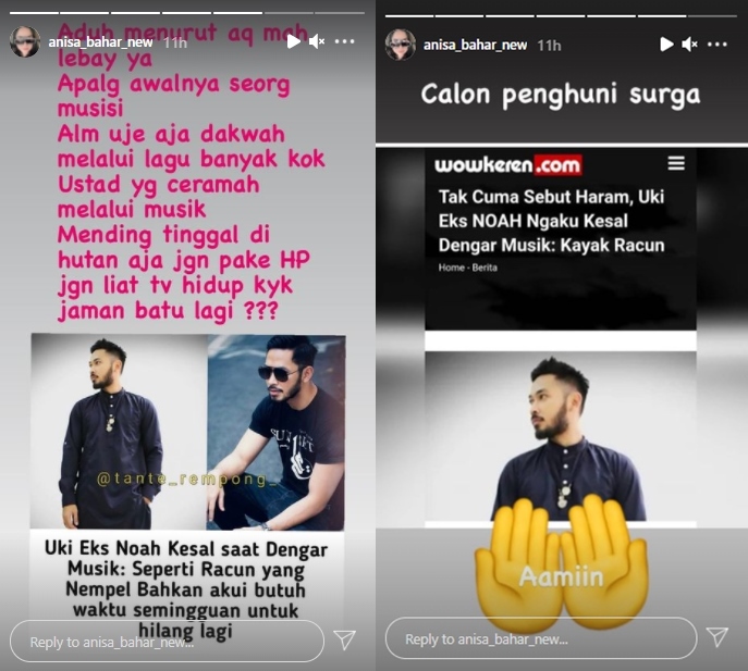 Uki Eks NOAH Sebut Musik Kayak Racun, Annisa Bahar: Lebay!
