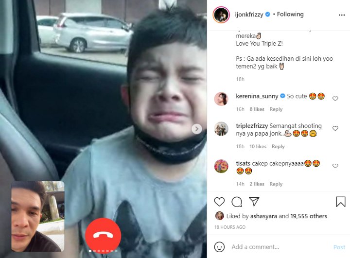 Tangis Nelangsa Anak Usai Kabar Jonathan Frizzy Dipolisikan Istri Soal Isu KDRT, Banjir Simpati