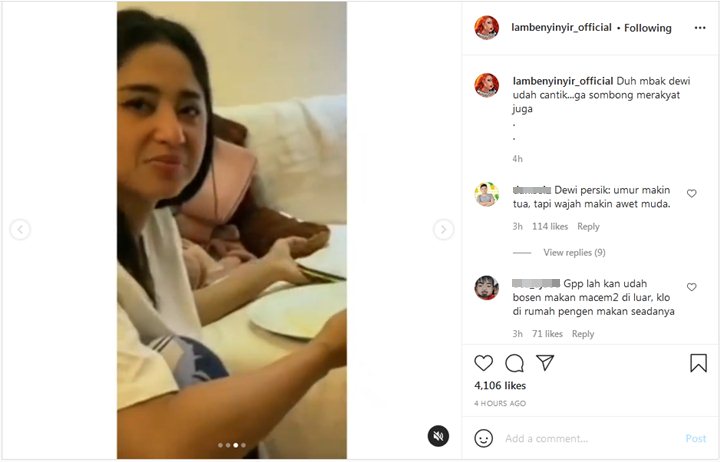 Kaya Raya, Dewi Persik Justru Hampir Tiap Hari Makan Sederhana Pakai Tahu-Tempe