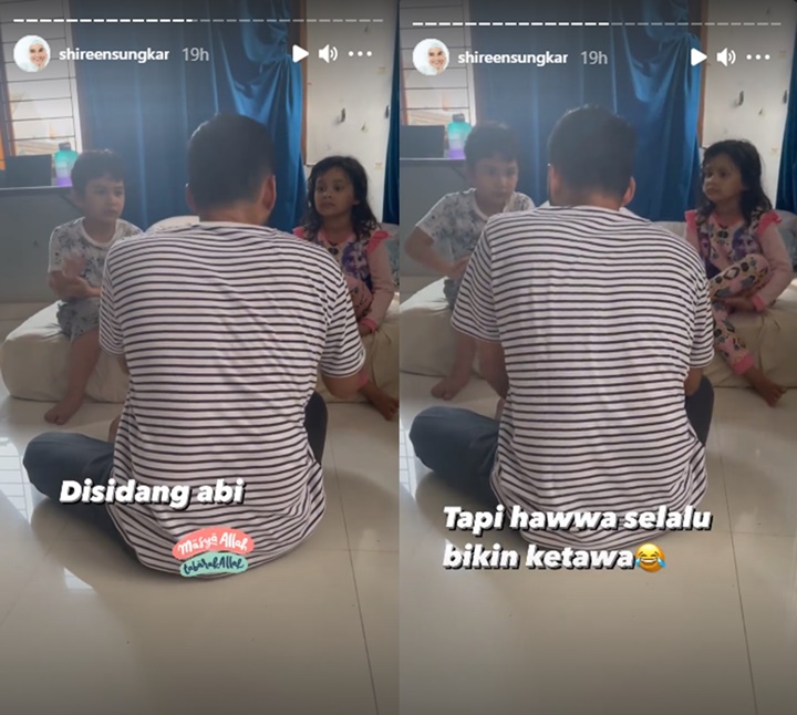 Teuku Wisnu Menyidang Kedua Anaknya Usai Ketahuan Berantem, Endingnya Malah Dibikin Ngakak