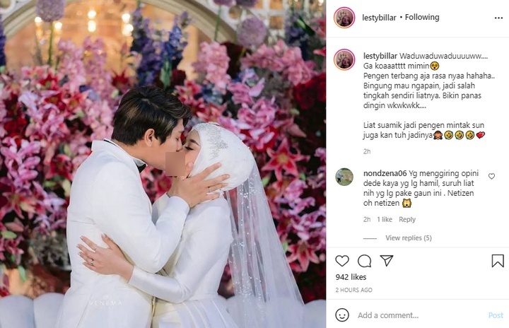 Rizky Billar Cium BIbir Lesti Andryani