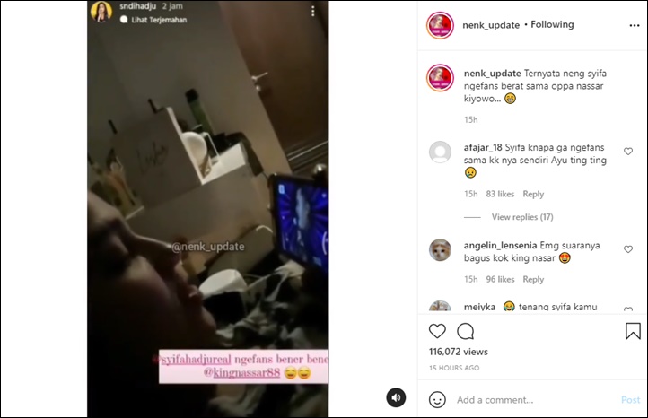 Bikin Ibunda Kaget, Syifa Hadju Ternyata Fans Berat Nassar Sampai Kepergok Lakukan Ini