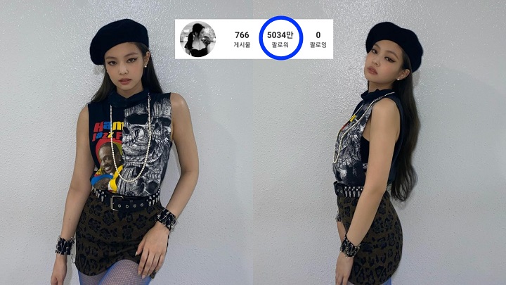 Jennie BLACKPINK Jadi Orang Korea Pertama yang Raih 50 Juta Follower di Instagram