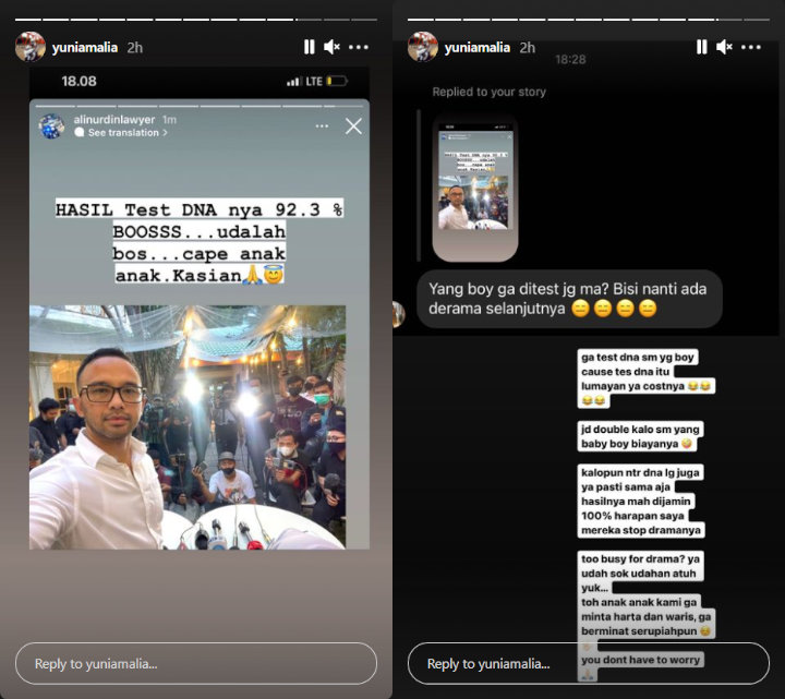 Amalia Fujiawati Beber Hasil Tes DNA Anak Bambang Pamungkas, 100 Persen?